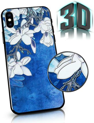 Etui Flowers 3D Huawei Y5P blue (5a5ba394-71d0-4401-a750-b48bc8edd69d)