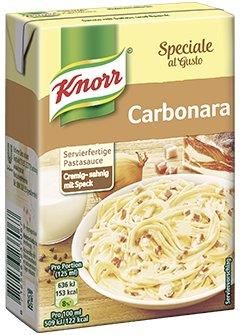 Knorr Speciale Al Gusto Sos Carbonara