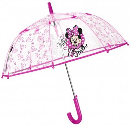 Parasolka dziecięca lekka przezroczysta Perletti  Myszka Minnie