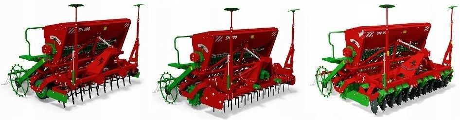 Siewnik zbożowy 2,5m 2,7m 3m SR300 SN300 Agro-Masz - zdjęcie 4 Siewnik zbożowy 2,5m 2,7m 3m SR300 SN300 Agro-Masz