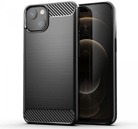 Carbon Case elastyczne etui pokrowiec iPhone 13 mini czarny (1653651)