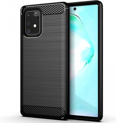 Carbon Case elastyczne etui pokrowiec Samsung Galaxy S10 Lite czarny (1653692)