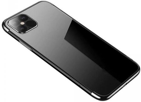 Clear Color case żelowy pokrowiec etui z metaliczną ramką Samsung Galaxy S21+ 5G (S21 Plus 5G) czarny (1654280)