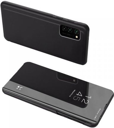 Clear View Case futerał etui z klapką Samsung Galaxy A72 4G czarny (1654400)