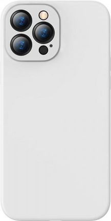 Baseus Liquid Gel Case silikonowe etui pokrowiec do iPhone 13 Pro biały (ARYT000402) (1653582)