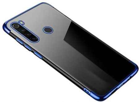 Clear Color case żelowy pokrowiec etui z metaliczną ramką Motorola G8 Play niebieski (1654252)