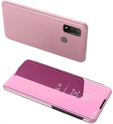Clear View Case futerał etui z klapką Huawei P Smart 2020 różowy (1654320)