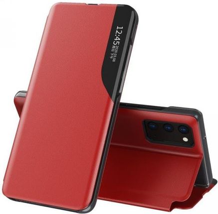 Eco Leather View Case elegancki futerał etui z klapką i funkcją podstawki Samsung Galaxy A52s 5G / A52 5G / A52 4G czerwony (1655667)