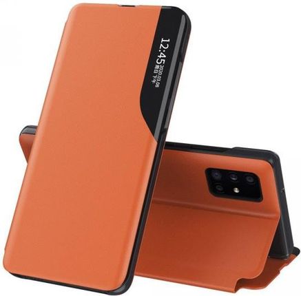 Eco Leather View Case elegancki futerał etui z klapką i funkcją podstawki Samsung Galaxy S20+ (S20 Plus) pomarańczowy (1655716)