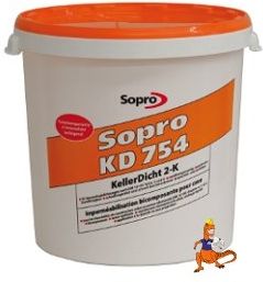 Sopro Bitumiczna Masa Uszczelniająca Dwuskładnikowa Sopro Kd 754 30l