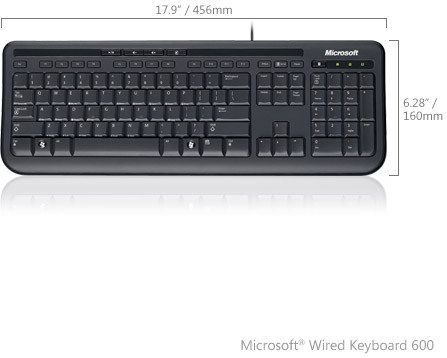 Microsoft 600 Czarna Czechy (ANB-00020)