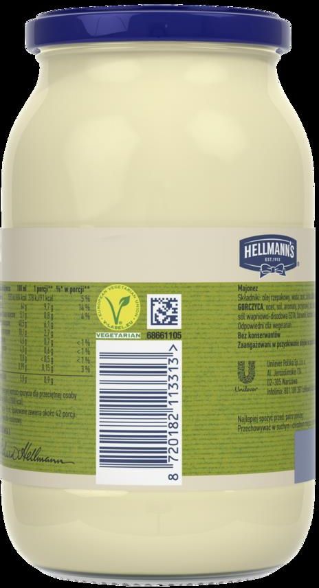 Hellmann'S Majonez Babuni 625ml - zdjęcie 2 Hellmann'S Majonez Babuni 625ml