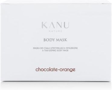 KANU NATURE Maska do ciała utrzymująca opaleniznę Czekolada z pomarańczą i złotą miką, 200ml 