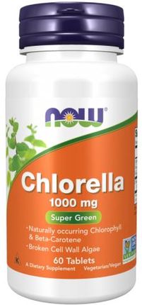 Now Foods Chlorella 1000Mg 60 Tabl.