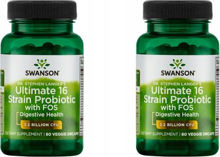 Swanson Health Products Ultimate 16 Strain Probiotic 2x60 Kaps