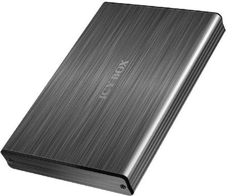 IcyBox Obudowa 2,5' SATA HDD, USB 3.0, aluminiowa, szara (20234)