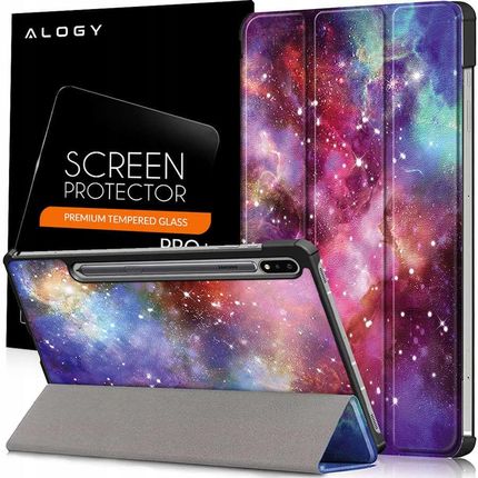 Alogy Etui Case Do Galaxy Tab S7 Plus 12.4 + Szkło 