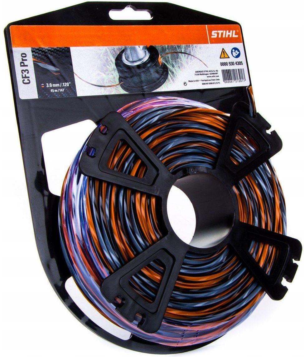 Stihl Mähfaden CF3 Pro Kreuzförmig Rolle 2,4 Mm X 35 M Motorsensen