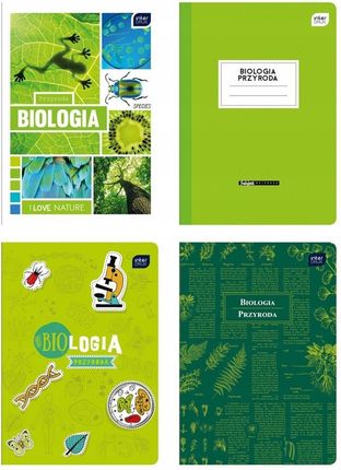 Interdruk Zeszyt A5 60 Kartek Kratka Biologia Inter Druk