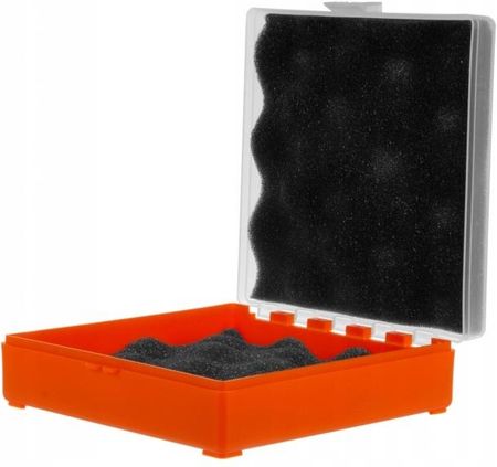 Pudełko na drobe części MEGALINE szczęki 11x11x3,5 orange