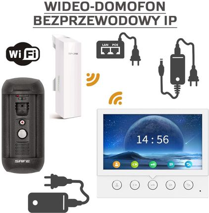 Safe Zestaw Bezprzewodowy Ip Antena S06N/Si53W/Cpe