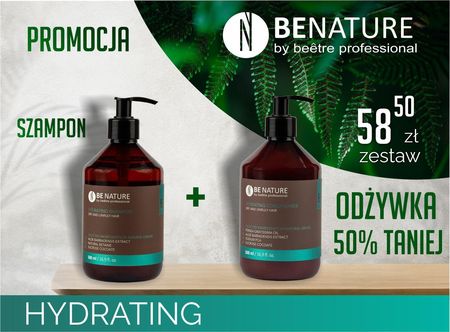 Benature Nf Hydrating Zestaw Szampon I Odżywka 2X500 Ml