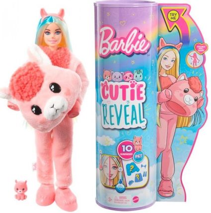 Barbie Cutie Reveal Lalka W Przebraniu Lamy HJL60