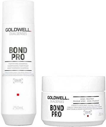 Goldwell Ds Bond Pro | Zestaw Wzmacniający Do Włosów: Szampon 250Ml + Maska 200Ml