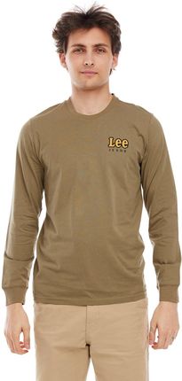 LEE LS CHEST LOGO TEE UTILITY GREEN L64SFENG
