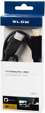 Przył.DISPLAY PORT-HDMI 1,8m