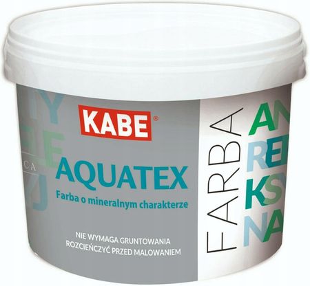Kabe Aquatex Farba Krzemianowa Biała 3L