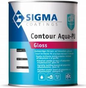 Sigma Coatings Contour Aqua Pu Gloss - Emalia Poliuretan 1L