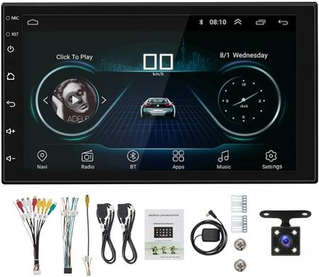 Radio Samochodowe 2 Din Android 9.1 Usb Gps Kamera