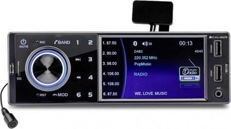 Radio Samochodowe Caliber Rmd402Dab-Bt, 4 X 75 W