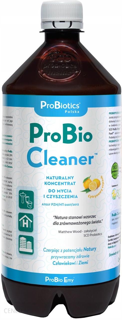 Probiotics Probio Cleaner Ekologiczny Płyn Do Mycia Cytryna Opinie I Atrakcyjne Ceny Na Ceneopl