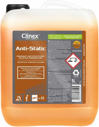 Clinex Anti-Static Antystatyczny Płyn Myjący 5L