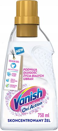 Vanish Oxi Action White odplamiacz do białych tkanin w żelu 750ml