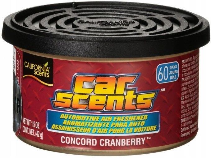 California Scents Zapach Car Concord Cranberry Opinie i atrakcyjne ceny na Ceneo.pl
