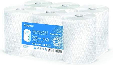 Velvet Ręczniki Papierowe Do Podajników Autocut 2 Warstwowe Białe 19cm