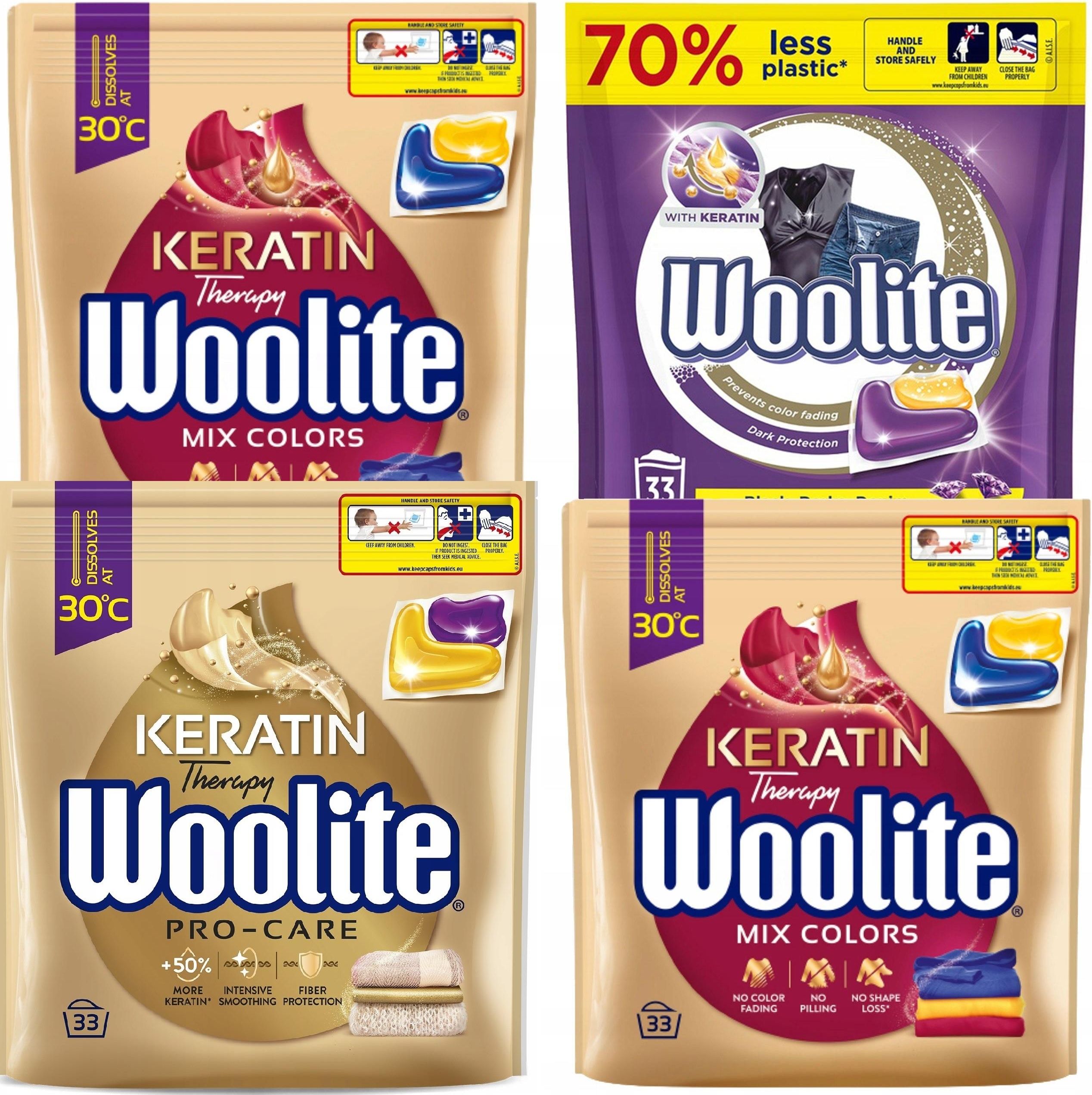 Woolite Colors ProCare Black Kapsułki 4 X 33Szt Opinie i atrakcyjne