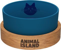 Zdjęcie Animal Island Miska Kot Deep Sea Blue Roz S 900ml - Kęty