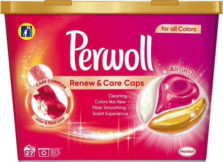 Perwoll Renew Care Complex Color Kapsułki 27Szt De