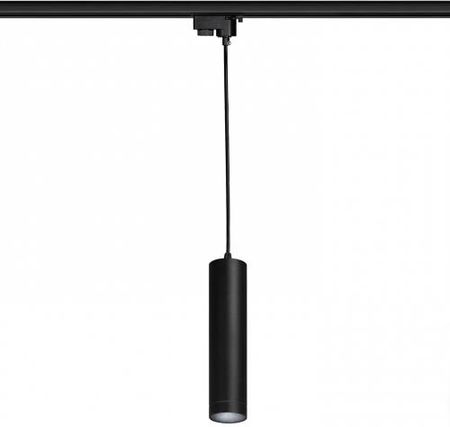 Domenoled Lampa szynowa wisząca czarna tuba GU10 30cm (DML0010)