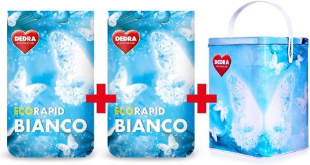 Dedra Zestaw 2szt. Proszek Do Prania Białego Ecorapid Bianco + Pojemnik 120 Prań