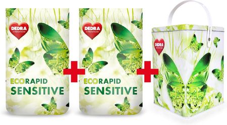 Dedra Zestaw 2szt. Proszek Dla Skóry Wrażliwej Ecorapid Sensitive + Pojemnik 120 Prań