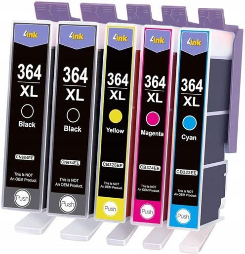 Tusz 4INK 5X TUSZ DO HP 364XL PHOTOSMART 5510 5520 5524 6510 ® KUP ...