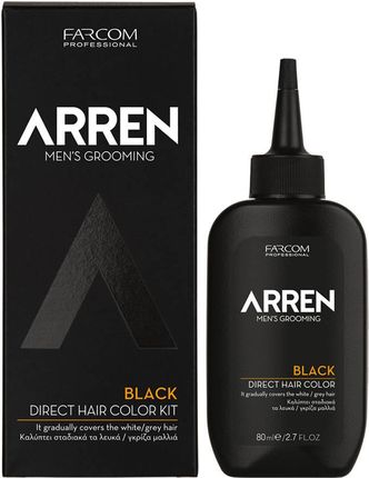 ARREN Direct Hair Color Kit Black zestaw do farbowania włosów (czarny)
