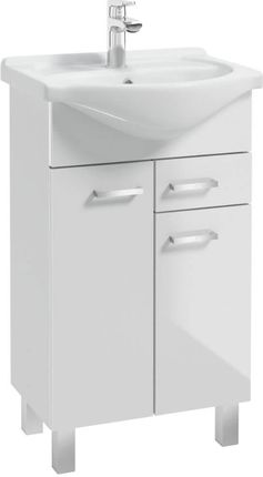 Zestaw łazienkowy szafka+umywalka Defra NAS Mea biały połysk 207-D-05006+1520