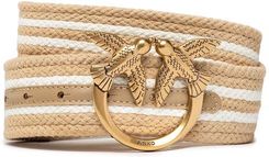 Pinko Pasek Damski Love Navy Belt H4 PE 22 PLT01 1H211W Y86X Beżowy