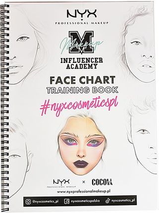 NYX Professional Makeup Face Chart Książka